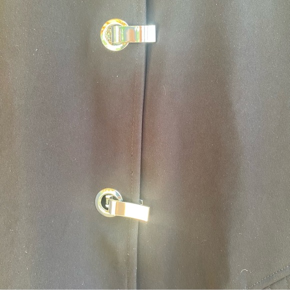 MICHAEL Michael Kors Trench Coat with Chrome Latch Closure - Picture 6 of 7